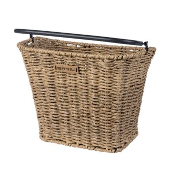   Basil Első Kosár Bremen Rattan Look Be/ Kf, Kf/Be Kompatibilis, Kormányadapter Nélkül (Ba 70177)
